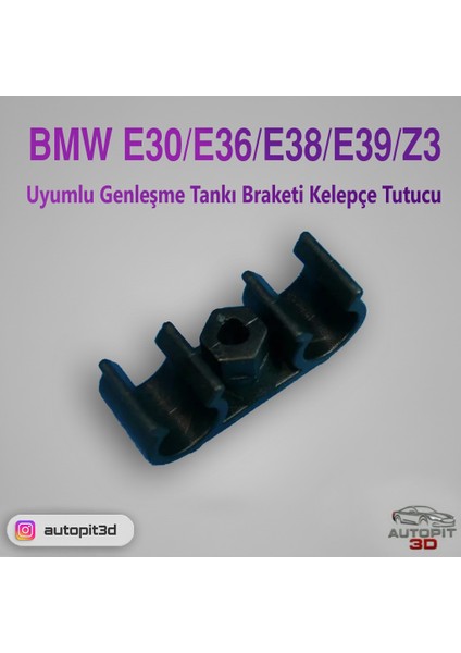 Bmw E30/E36/E38/E39/Z3 Uyumlu Genleşme Tankı Braketi Kelepçe Tutucu