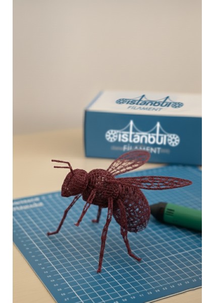 Istanbul Filament 3D Baskı Pla Filament Bordo 1 kg Ø 1,75MM ± 0,05 mm Bambu Lab Uyumlu