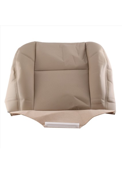 Araba Ön Sürücü Yan Pu Deri Koltuk Yastık Cadillac Escalade Için Alt Koltuk Kapağı 2007-2014 Bej (Yurt Dışından)