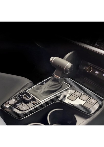 Kıa Sportage Nq5 2021 2022 2pcs Için Araba Stil Merkezi Dişli Vites Vites Paneli Kapak Çerçevesi Çıkartma Trim (Yurt Dışından)