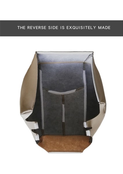 Araba Ön Sürücü Yan Pu Deri Koltuk Yastık Cadillac Escalade 2003-2006 Bej Için Alt Koltuk Kapağı (Yurt Dışından) fırsatları