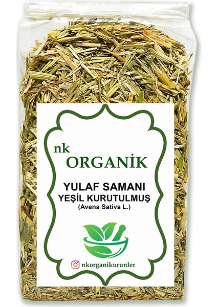 Yulaf Samanı Yeşil Kurutulmuş (Avena Sativa L.) 500GR
