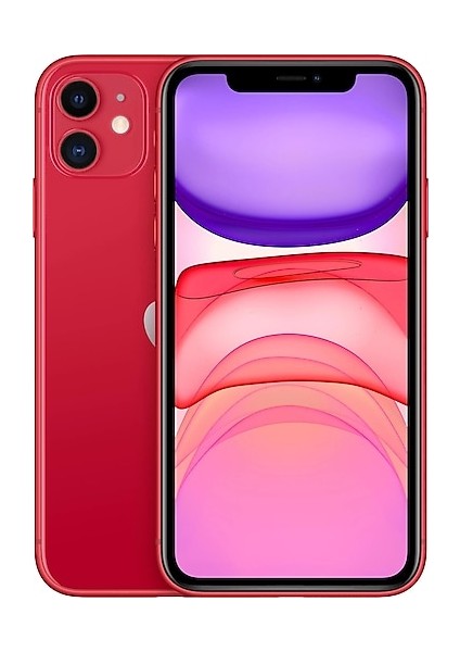 Yenilenmiş IPHONE 11 64GB -Kırmızı(12 Ay Garantili)-C Kalite