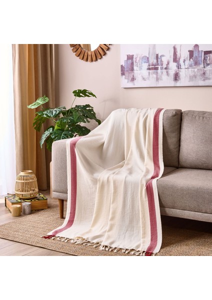 Soft Koltuk Şalı - Bej - 130X170 cm