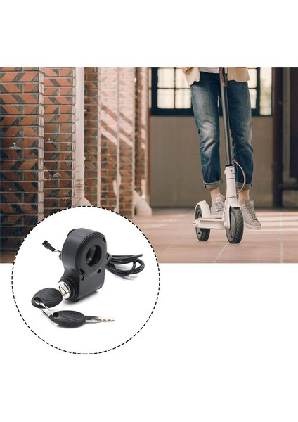 Kugoo M4 M5/xiao Mi M365 Için E-Bisiklet Kontak Kilidi Anahtar Anahtarı Güç (Yurt Dışından) modelleri