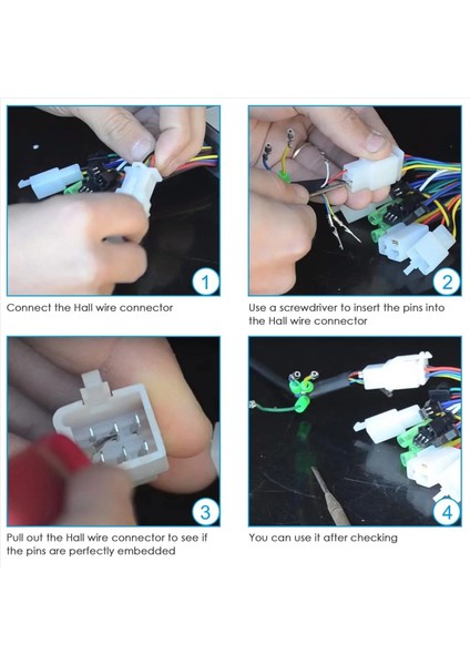 1,3 Metre Ebike Bağlantı Kablosu Erkek 9 Pinli Elektrikli Bisiklete Uygun (Yurt Dışından)