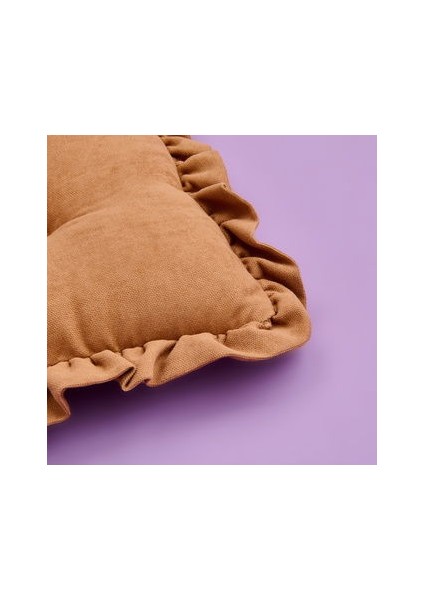 Soft Nora Sandalye Minderi - Açık Kahverengi - 40X40 cm modelleri