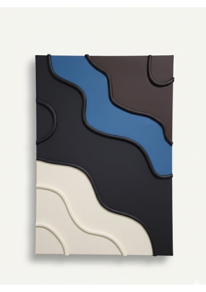 El Yapımı Soyut Sanat Duvar Panosu