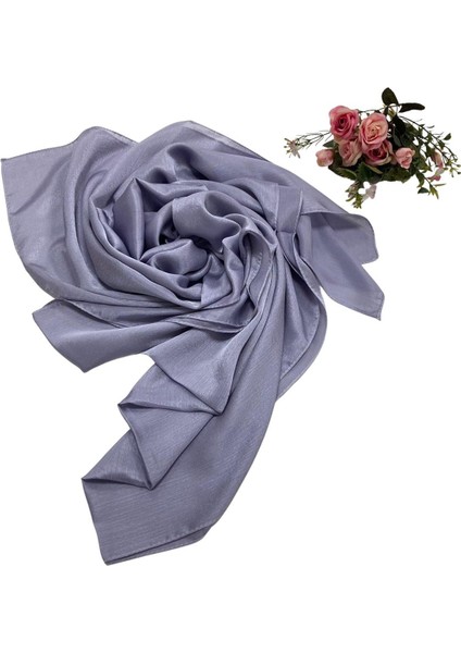 Jan Jan Gümüş Düz Renk Şal 7301-311