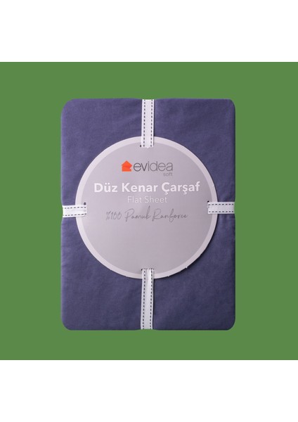 Soft Basic Tek Kişilik Düz Kenar Çarşaf - Lacivert - 160X240 cm fiyatları