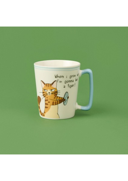 Porselen Kupa - Asorti - 340 ml