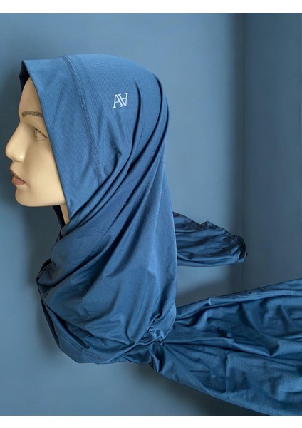 Düz Sport Şal ORT501 - Lacivert 41256