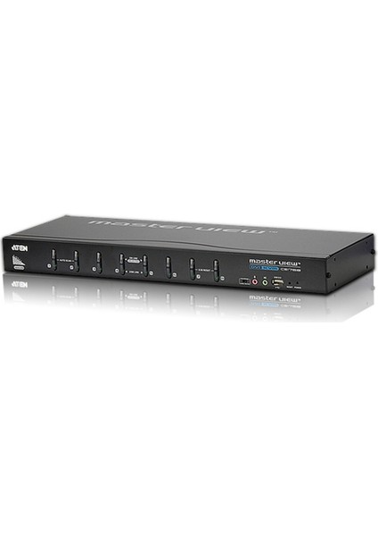 8 Port Lu USB 2.0 DVI Kvmp™ Switch + Konsol Monitör Bağlantısı DVI Ya Da VGA + 2 Portlu USB (2.0) Hub, Masaüstü Tip, Kvm Bağlantı Kablosu Ilave Olarak Temin Edilmelidir