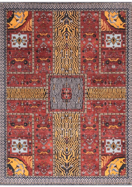 Desenli Polyester ve Pamuklu Yıkanabilir Kaymaz Taban Halısı fiyatları