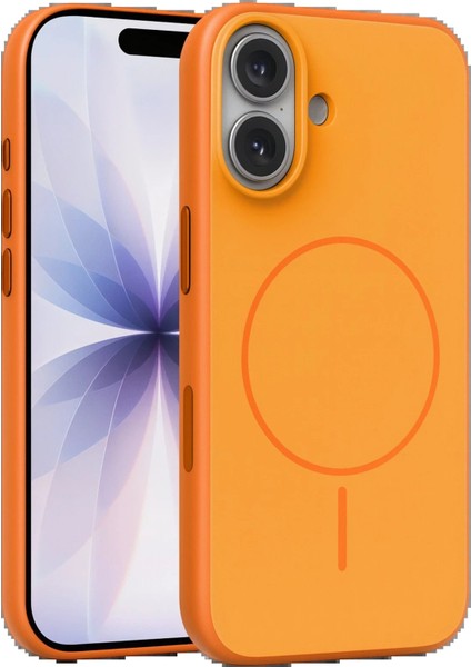 CPT05 Apple iPhone 17 Neva Magsafe Kapak - Turuncu