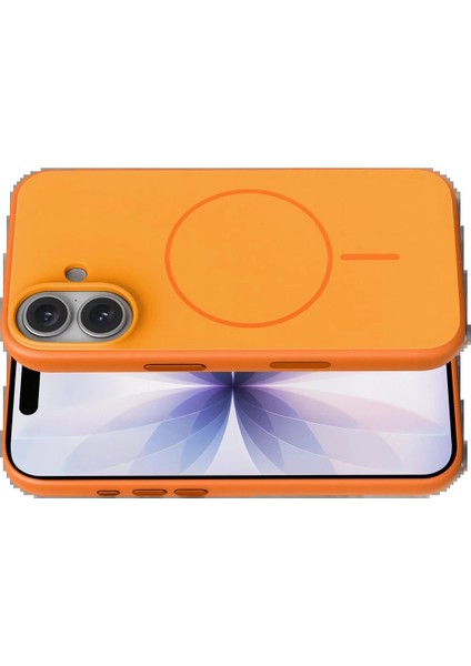 CPT05 Apple iPhone 17 Neva Magsafe Kapak - Turuncu modelleri