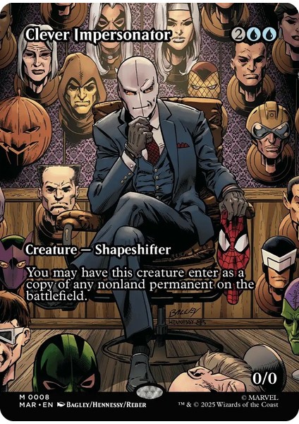 Clever Impersonator M-0008 Lisanslı Oyun Kartı