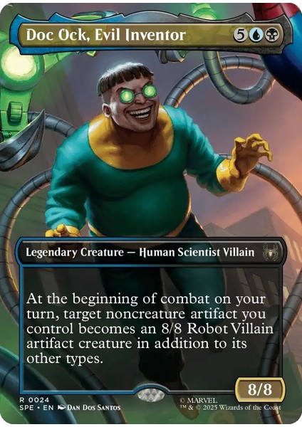 Doc Ock, Evil Inventor R-0024 Lisanslı Oyun Kartı