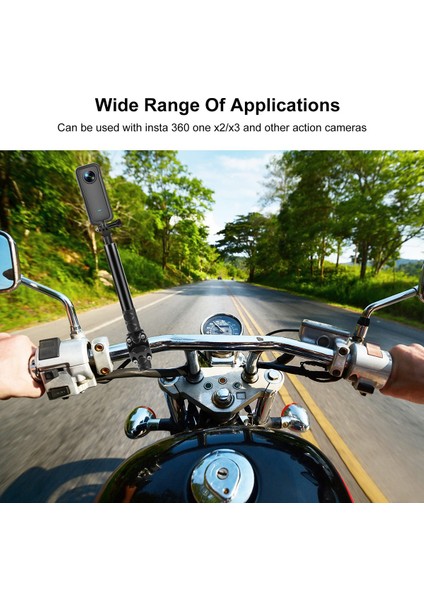 Motosiklet Bisiklet Gidon Bağlantısı Telefon Kamera Montaj Braketi (Yurt Dışından) indirimleri
