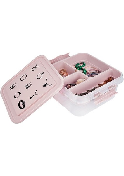 Bijuteri Mücevher Kutusu - Çok Amaçlı Bölmeli Takı Saklama Kutusu modelleri