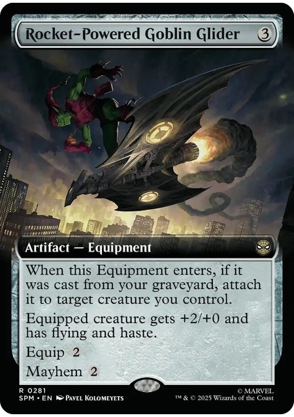 Rocket-Powered Goblin Glid R-0281 Lisanslı Oyun Kartı