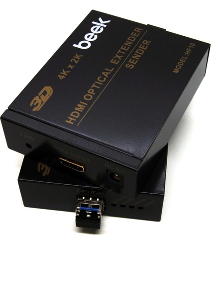 Beek 4K HDMI Fiber Sinyal Uzatma Cihazı, Single Mode, Sc, Lc, 10 Km, 4K@30Hz&lt;br&gt;Beek 4K HDMI Fiber Extender, Singlemode, 10 Km