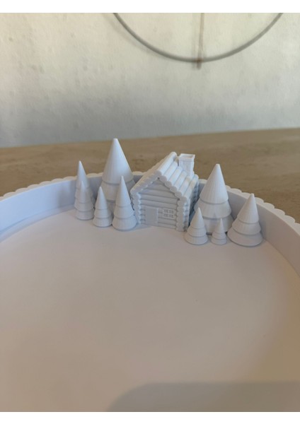 Yılbaşı Temalı Dekoratif Tabak (Takı, Anahtarlık, Sunum ve Hediyeiçin) fiyatları