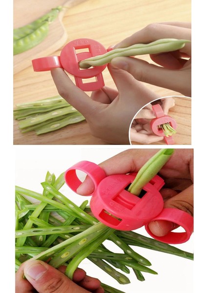 Ayarlanabilir Yeşil Fasulye Dilimleme Kesici Pratik Bamya Bakla Vs Parçalayıcı Dilimleyici indirimleri