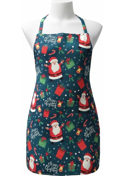 Unisex Mutfak Önlüğü Aşçı Önlüğü Yeni Yıl Yılbaşı Noel Baba fiyatları