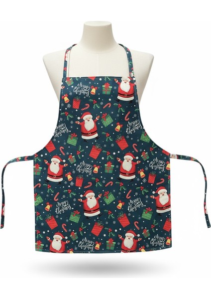 Unisex Mutfak Önlüğü Aşçı Önlüğü Yeni Yıl Yılbaşı Noel Baba modelleri
