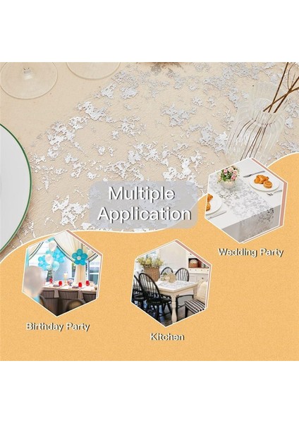 Gümüş Masa Runner Glitter Metalik Ince Mesh Masa Runner Düğün Gelin Duş Için Parlak Masa Süslemeleri (Yurt Dışından) modelleri