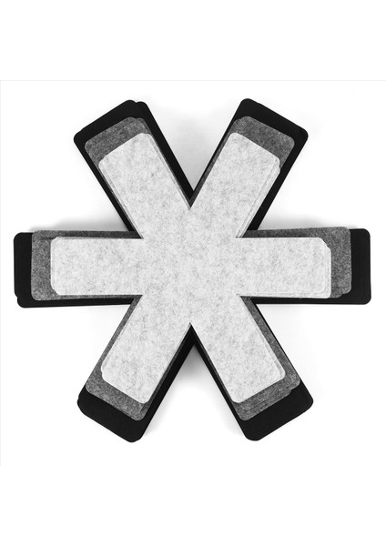 Pot ve Pan Koruyucular 18 Set Istifleme Için Pan Koruyucuları Pot Kesen Pedleri 3 Farklı Boyut ve Renk (Yurt Dışından)