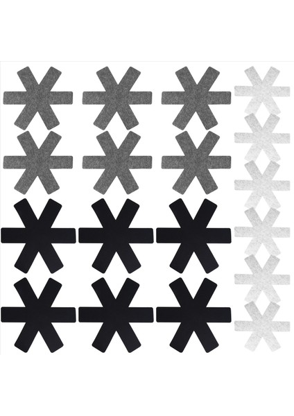 Pot ve Pan Koruyucular 18 Set Istifleme Için Pan Koruyucuları Pot Kesen Pedleri 3 Farklı Boyut ve Renk (Yurt Dışından) modelleri