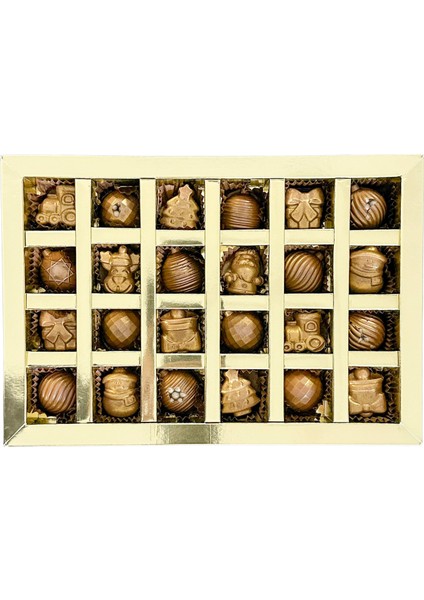 Premium Advent Takvimi, 24 Adet El Yapımı Çikolata, Yılbaşı Özel fiyatları