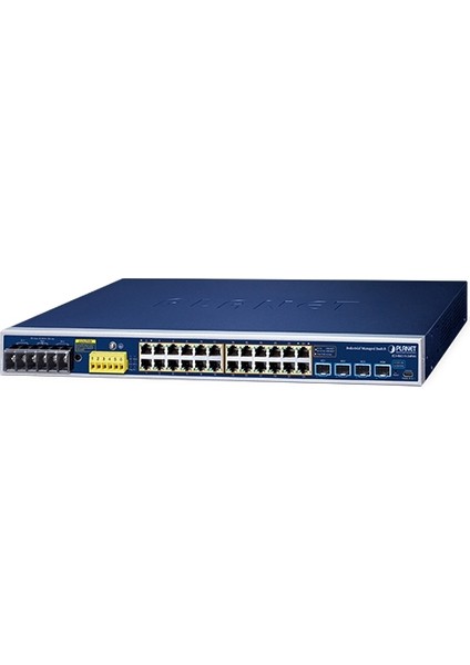 Industrial L2+ 24-Port 10/100/1000T 802.3AT Poe + 4-Port 10G Sfp+ Managed Ethernet Switch