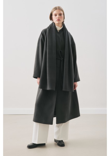 Soft Kaşe Atkılı Kaban Siyah indirimleri