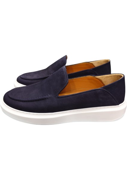 Büyük Numara Casual Erkek Ayakkabı Lacivert Nubuk modelleri