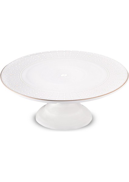 Navy Gold Ayaklı Kek Standı 25 cm