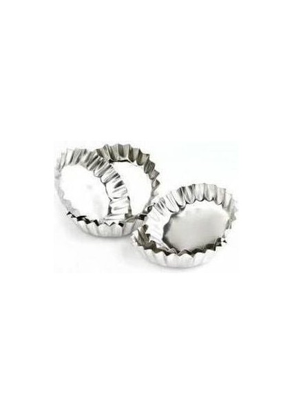 Paslanmaz Çelik Metal Kek Kalıbı - 6 Adet fırsatları