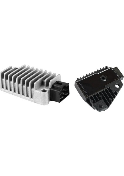 2 Pcs Motosiklet Aksesuarları 1 Pc Alüminyum Voltaj Regülatör Doğrultucu ve 1 Pcs Düzenleyici Düzenleyicisi (Yurt Dışından)