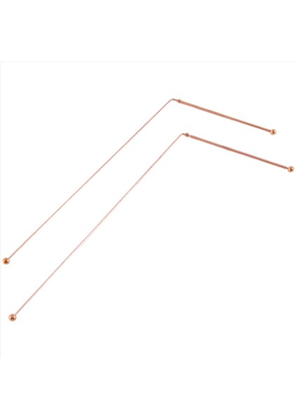 Bakır Dowsing Çubukları -% 99 9 Saf Bakır 2pcs Çubuklar Enerji Su Cadısı Dedektörü (Yurt Dışından) modelleri