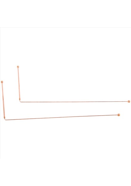 Bakır Dowsing Çubukları -% 99 9 Saf Bakır 2pcs Çubuklar Enerji Su Cadısı Dedektörü (Yurt Dışından) indirimleri