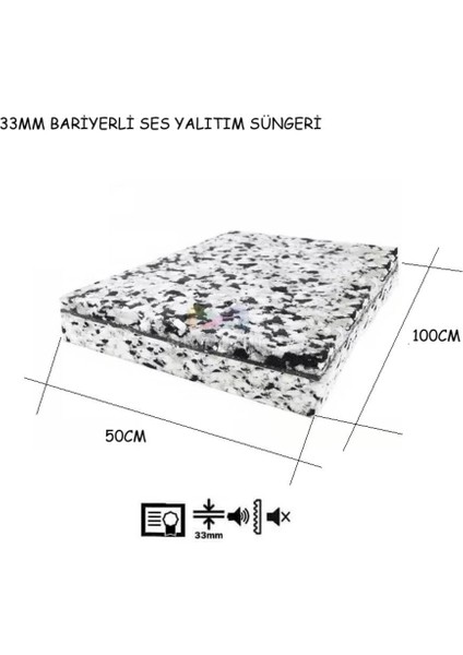 Bariyerli Adepan Bondex 33MM 180 Dns %90 Ses Keser 50CMX100CM