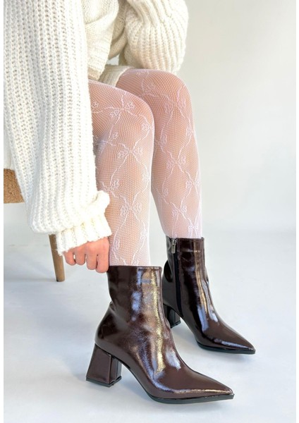 Mosy Bordo Rugan Topuklu Bot fiyatları