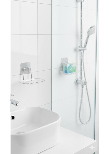 Yapışkanlı Sabunluk – Su Giderli, Katı Sabun Kutusu, 13 x 9 cm 722345 fiyatları