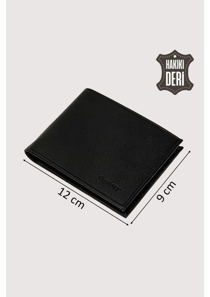 Hakiki Deri Erkek Cüzdan Siyah SMR2004 fiyatları