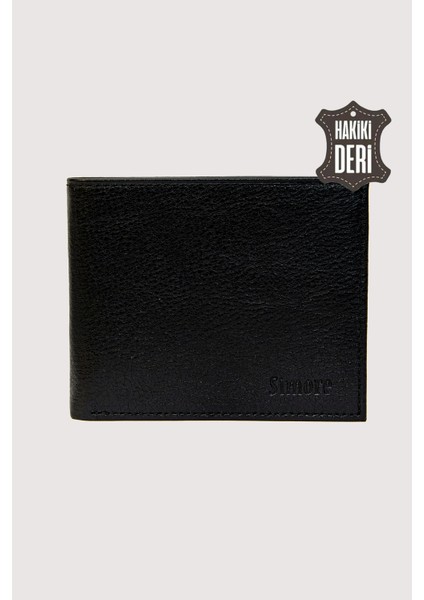 Hakiki Deri Erkek Cüzdan Siyah SMR2004 modelleri