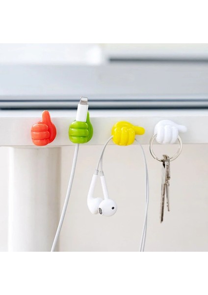 10 Adet Renkli Ok Işareti Kablo Sabitleyici Klipsler Kablo Düzenleyici Tutucu Yapışkanlı Askı modelleri