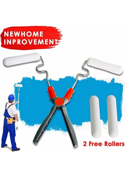 Glide Köşe ve Düz Zeminde Kullanılabilir Damlatmaz Boya Rulosu