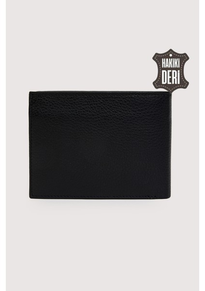 Hakiki Deri Bozuk Para Bölmeli Siyah Erkek Cüzdan SMR2005 fiyatları